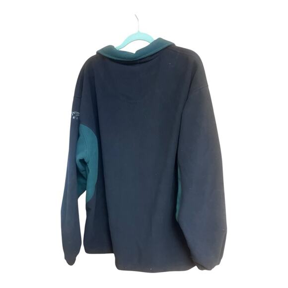 Team Bentley Motors England Racing Speed Black Green Mens XXL Fleece Pullover - Picture 2 of 8